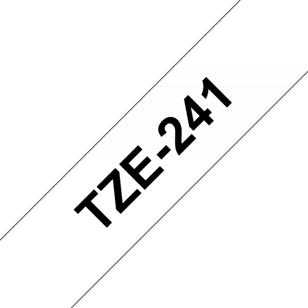 Brother TZe-241 laminated White Tape - Image 4