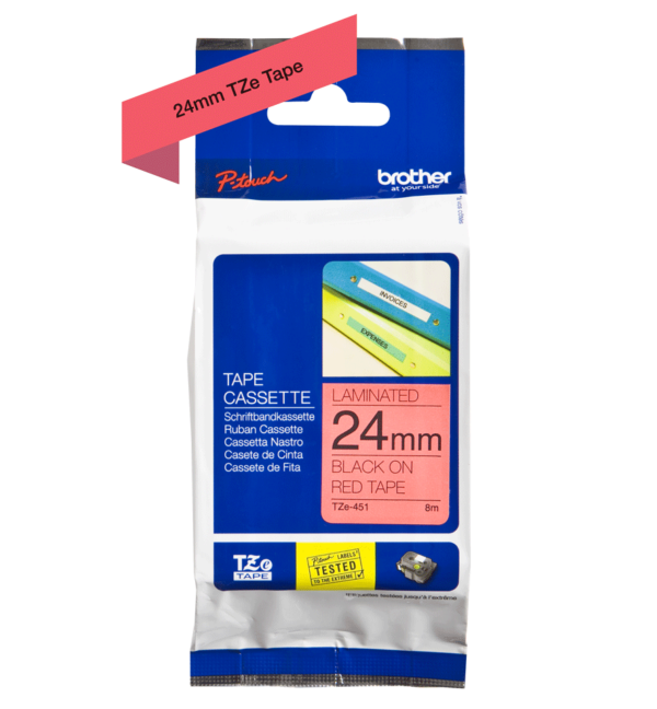 Brother TZe-451 laminated Labeling Tape - Image 2