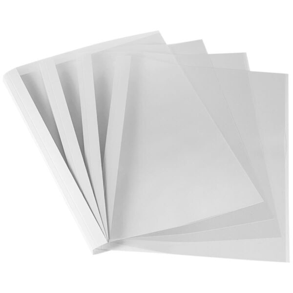 Fellowes Thermal Cover (Pack of 100) - 6mm (White Color)
