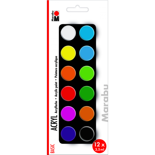 Marabu Acrylic Paints Set BASIC