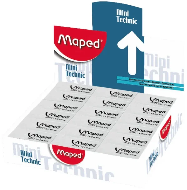 Maped Eraser Technic Mini MD-011300 - Box of 36 Pieces