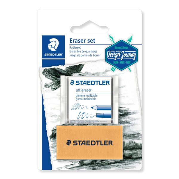 STAEDTLER® 5427 Kneadable Eraser + Gum Eraser