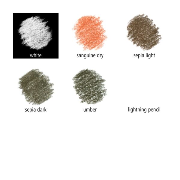 Mars® Lumograph® pastel 100P Pastel pencil - Set of 6 Colors - Image 2