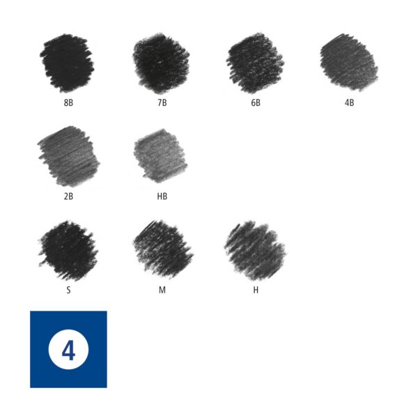 Mars® Lumograph® charcoal 100C DesiGreen Journey Mixed Charcoal - Set of 12 - Image 2