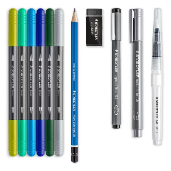 STAEDTLER® Mixed Set #6 Handlettering + Watercolour - Set of 11 - Image 2