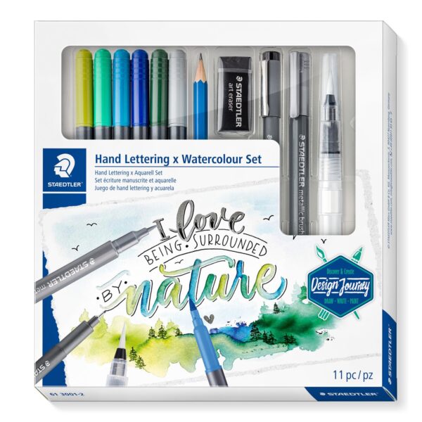 STAEDTLER® Mixed Set #6 Handlettering + Watercolour - Set of 11