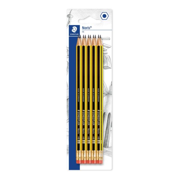 Noris® 122 Graphite pencil with eraser tip - Pack of 10