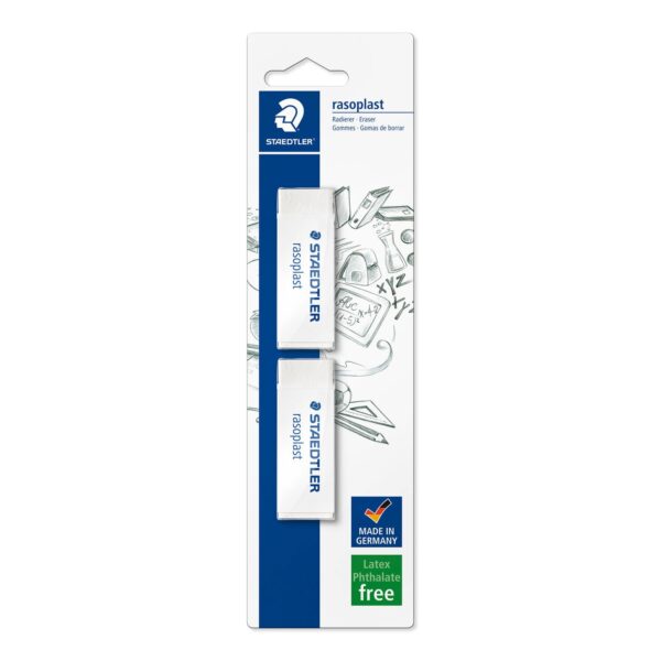 STAEDTLER® Rasoplast 526 B Eraser 2-Pieces