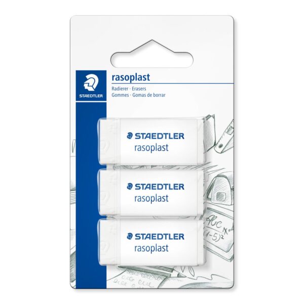 STAEDTLER® Rasoplast 526 B Eraser 3-Pieces