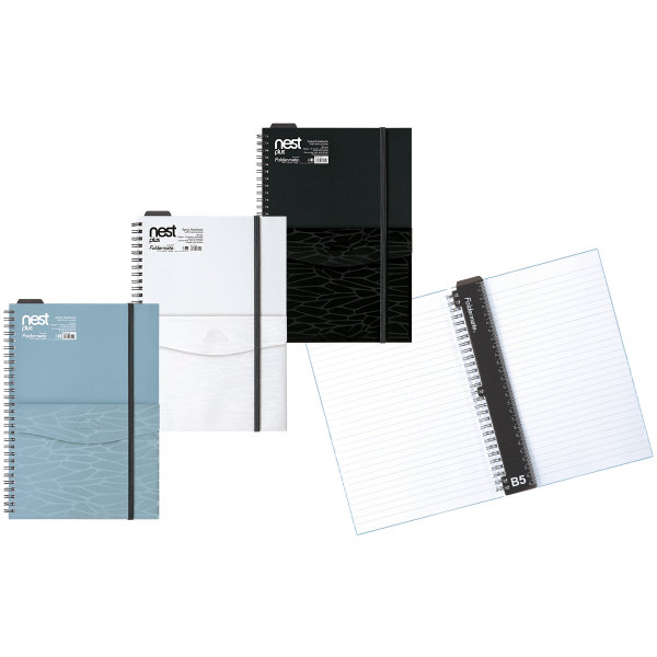 Foldermate Spiral Notebook A6 Spiral FE-4124-ASS - Pack of 12 Pieces