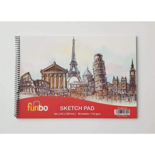 Funbo Sketch Pad 110gsm, 20 Sheets
