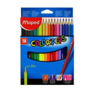 Maped Color Peps Oops Erasable Colouring Pencils (Pack of 12), 832812