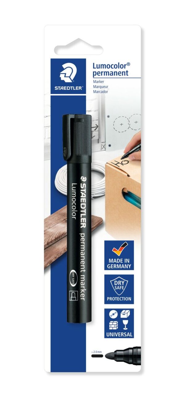 STAEDTLER® Lumocolor® Permanent Marker 352 Bullet Tip 2mm - Black