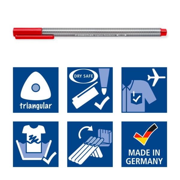 STAEDTLER®  triplus® Fineliner 334 - 20 Colors - Image 4