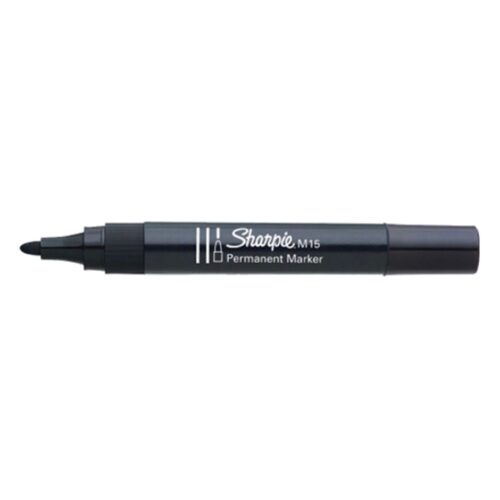 Sharpie Permanent Marker Bullet Black - Blister of 1-Piece