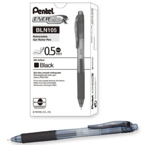 PENTEL Energel-X Metal Tip Pen Black 0.5 mm PE-BLN105-01A