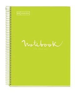 MIQUELRIUS Notebook A4 80 Sheets, 90gsm EMOTIONS LIME, ML-49936
