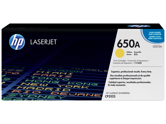 HP 650A Yellow Toner (CE272A)
