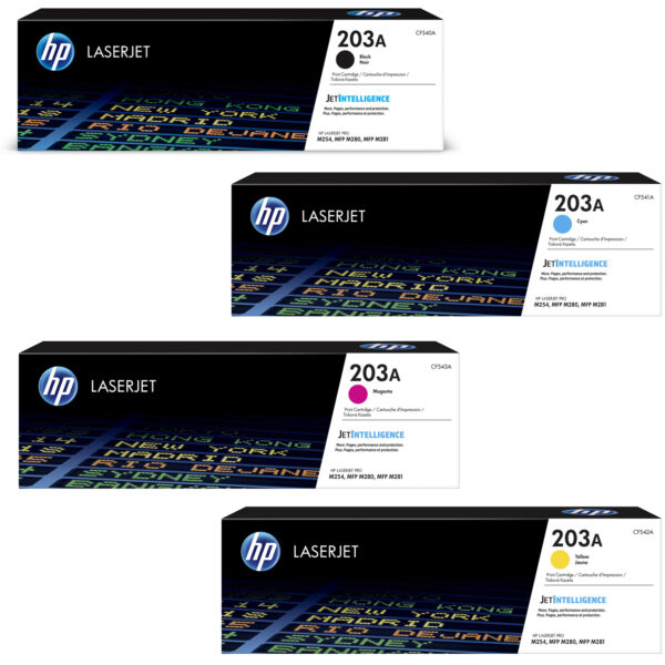 HP 203A Magenta Toner (CF540A, CF541A, CF542A & CF543A )