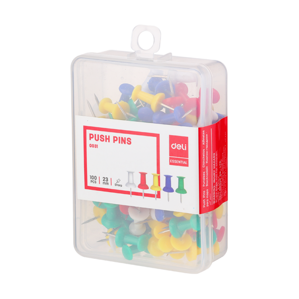 Deli Push Pin Size 23mm, 1''