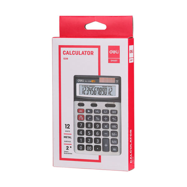Deli Desktop Calculator Metal-12 digits
