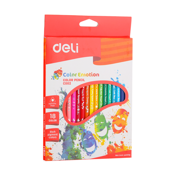 Deli Colored Pencil 18 colors