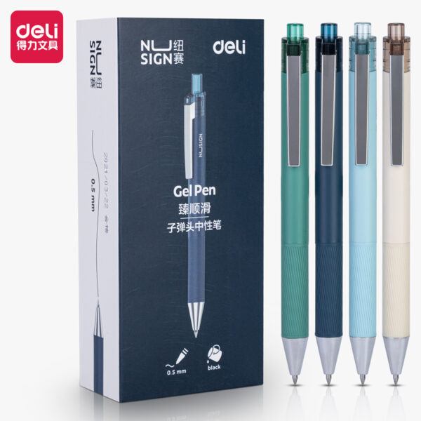 Ns566-Nusign,100143002 Bullet Tip Gel Pen, 0.5 mm Nib